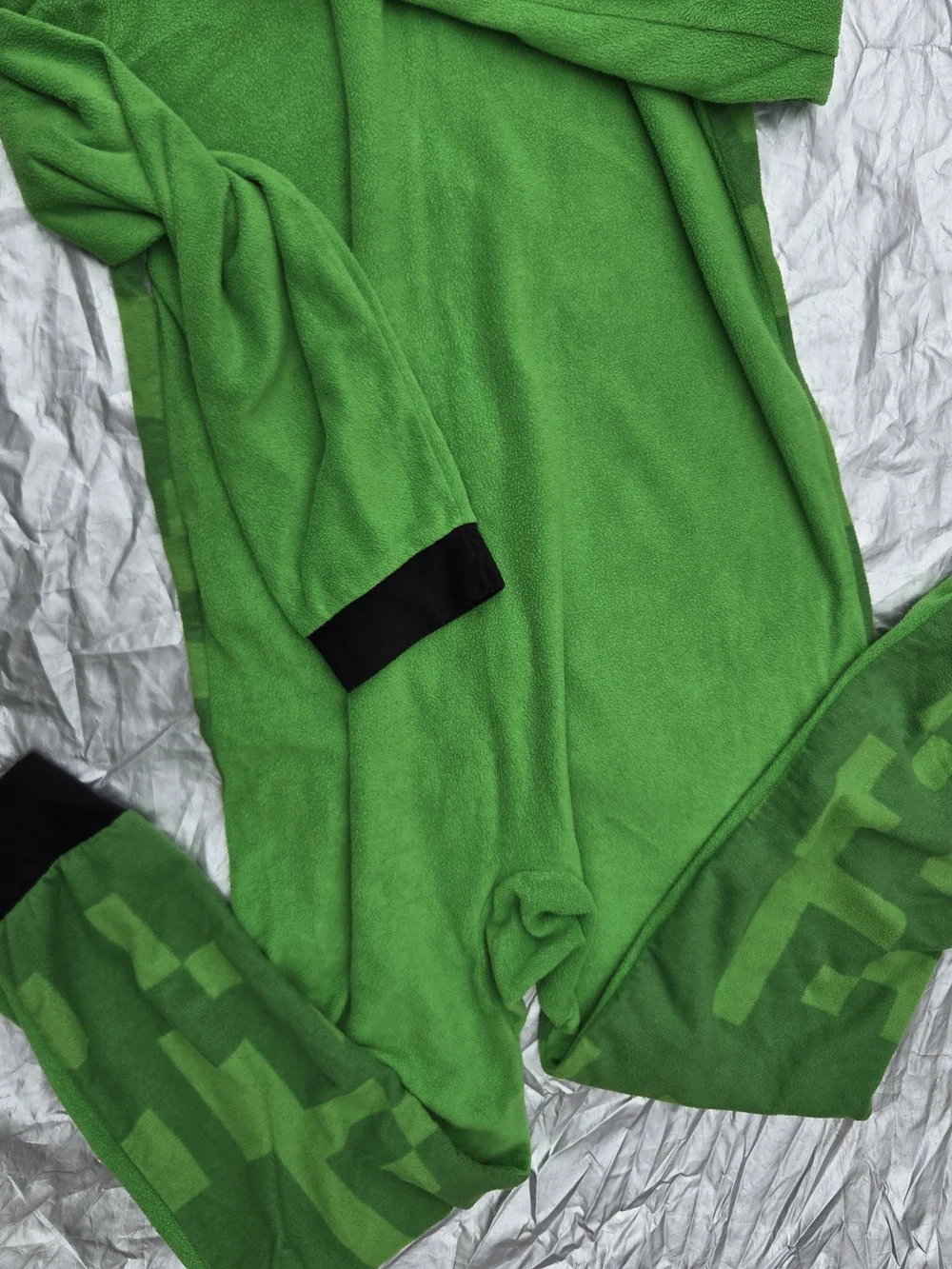 Kids Green Creeper Fleece Top